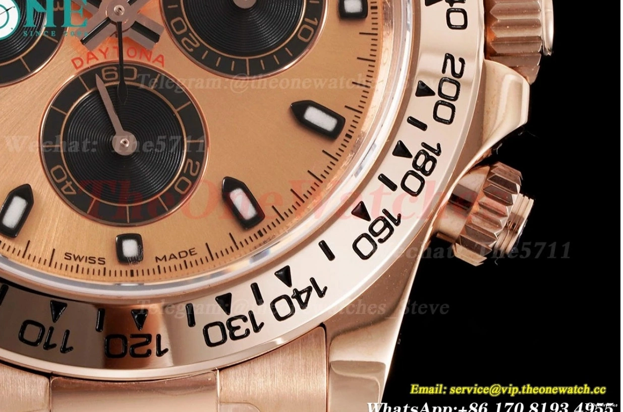 RG 116505 40mm RG Blk SA4130 RG Daytona KING 0103